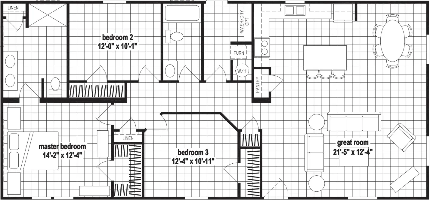 Prairie dune 8850 floor plan home features