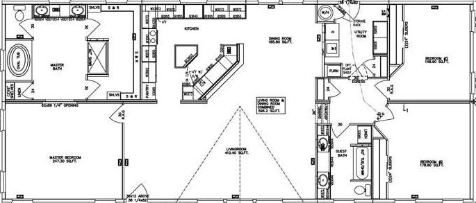 Bellingham floor plan home features