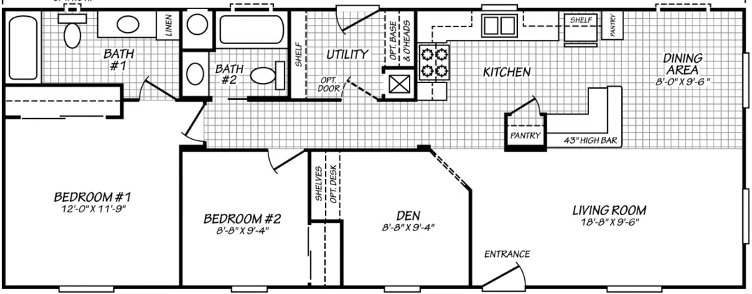 Canyon Lake 20522F Floor Plan