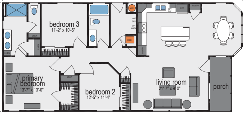 Sunset Ridge-K539H Floor Plan