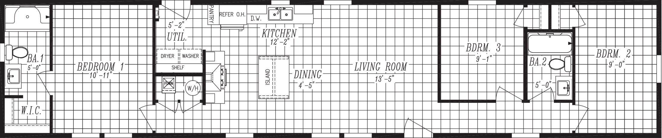 Move on up floor plan home features