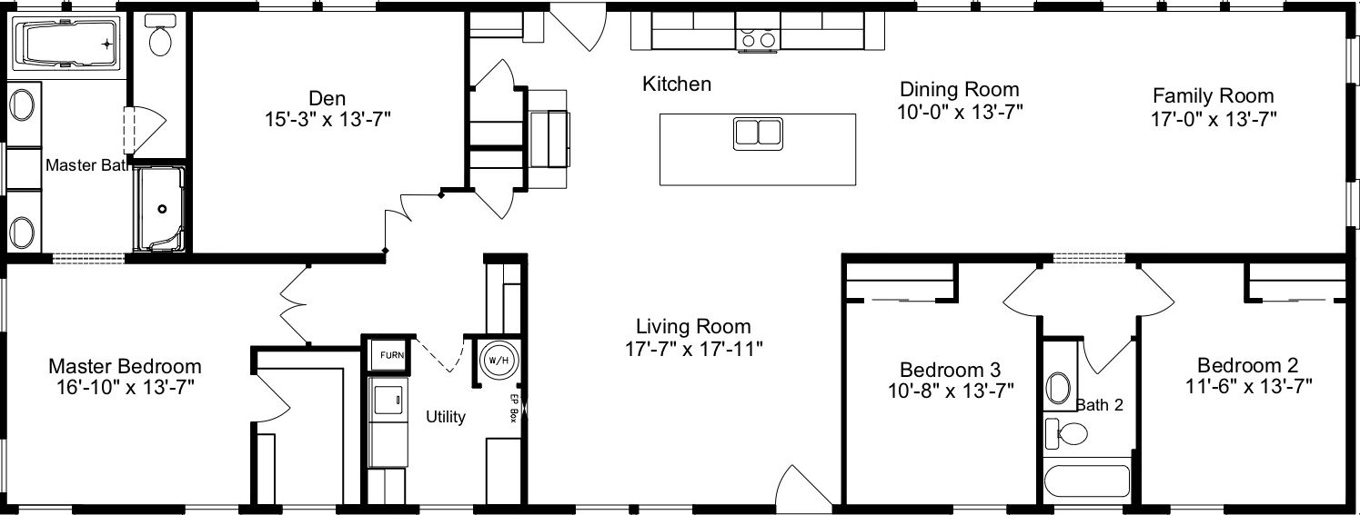 Davis creek 29 floor plan home features