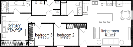 Ridgewood J705 Floor Plan