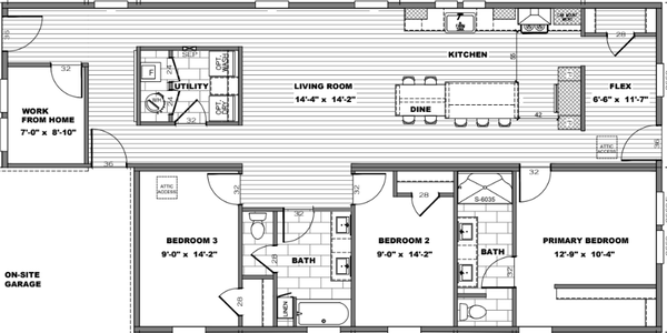 Crossmod aspen 3260 r floor plan home features