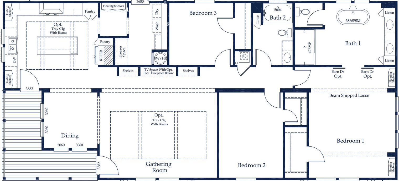 Addison floor plan home features