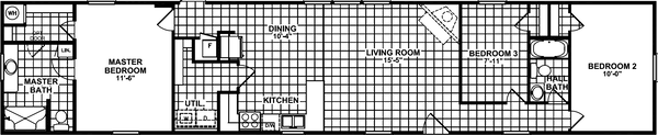 Park forest 323 floor plan home features