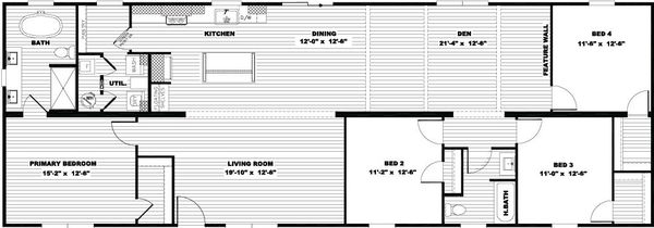 Tinsley floor plan home features