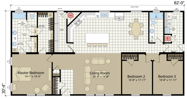 Hidden valley hv6623m floor plan home features