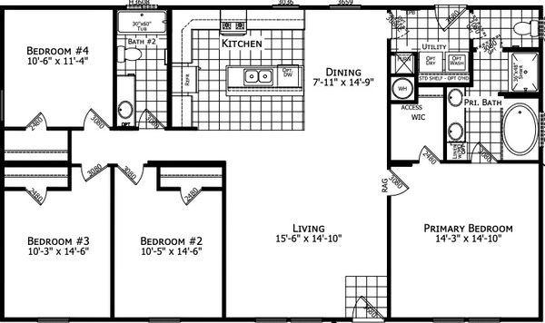 Wittman floor plan home features