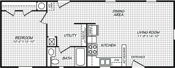 Landmark 16401l floor plan home features