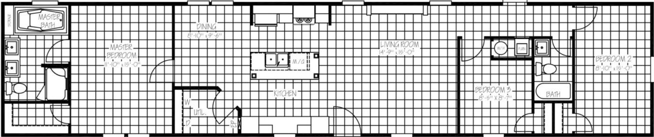 Cypress floor plan home features