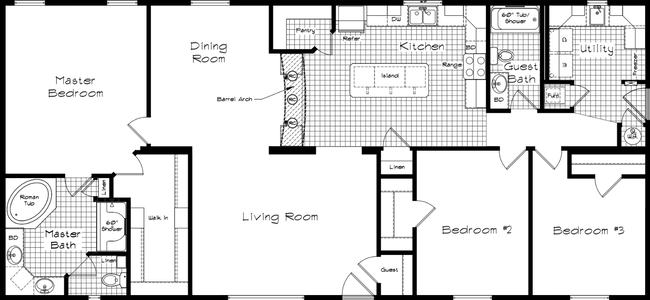 Cedar canyon 2034 floor plan home features