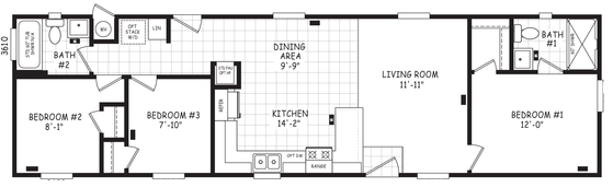 Encore 16563A Floor Plan