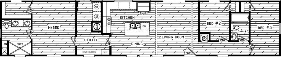The canyon creek floor plan home features