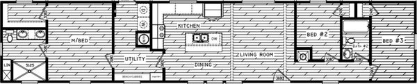 The canyon creek floor plan home features
