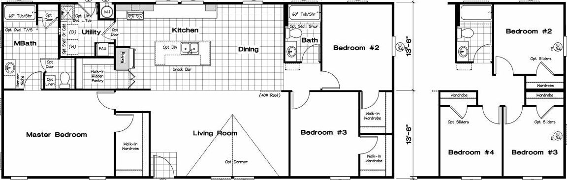 Ck601f floor plan home features