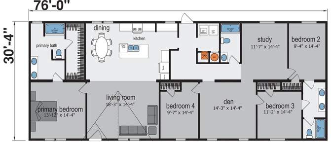 Foundation limited 3276h43lm76 floor plan home features