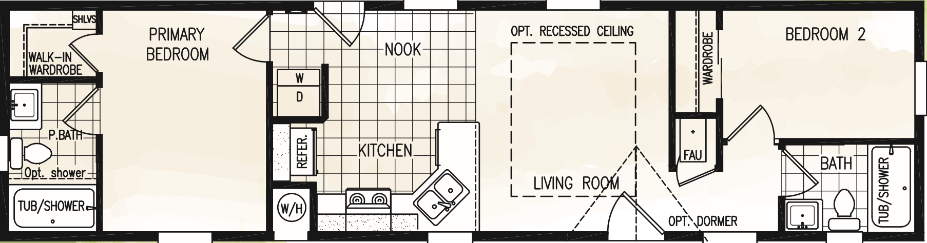 Fairpoint 14522d floor plan home features