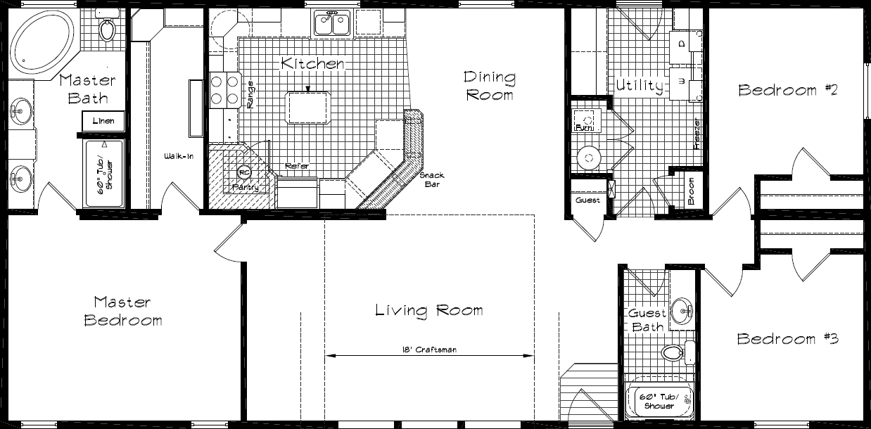 Grand Manor 6011 Floor Plan