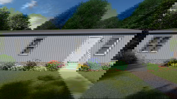Columbia river single section 1006 hero, elevation, and exterior home features