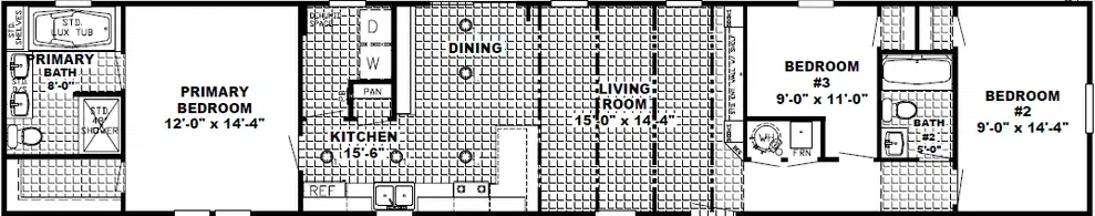 The anniversary floor plan home features