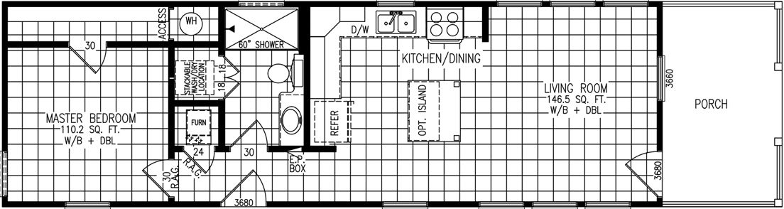 Sandpiper c44ep8 floor plan home features