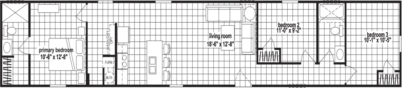 Prairie dune 8311 floor plan home features