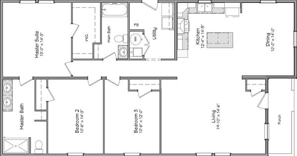 Independence series harrison 30' floor plan home features