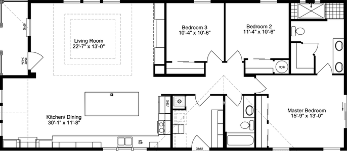 Sycamore floor plan home features