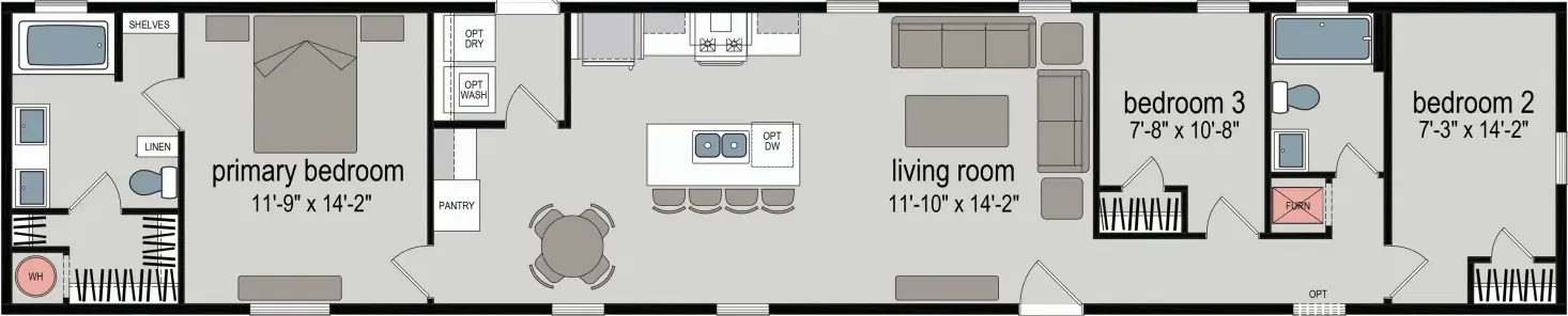Embrace simplicity 233 1153 floor plan home features