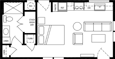 GS ADU A600N Floor Plan