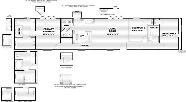 Essence floor plan home features