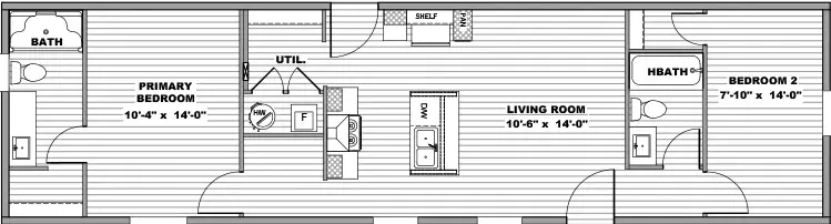 Spirit floor plan home features