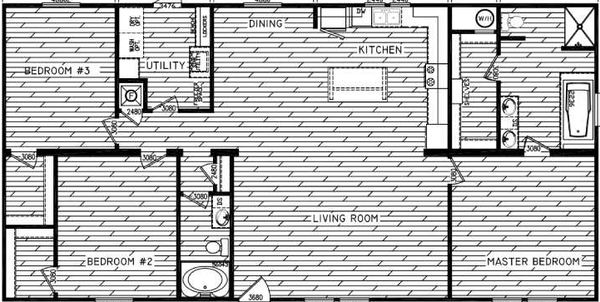 The coosa floor plan home features