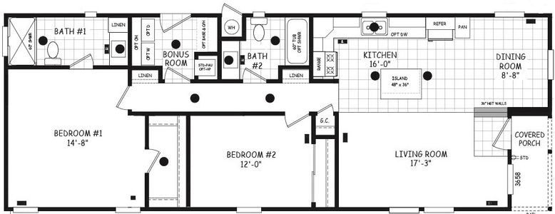 Edge 20562a floor plan home features