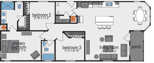 Sunset Ridge-K117H Floor Plan