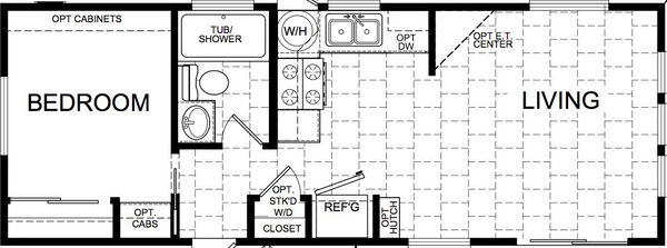 Estes park floor plan home features