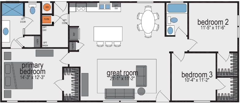 Skyliner-H100B Floor Plan