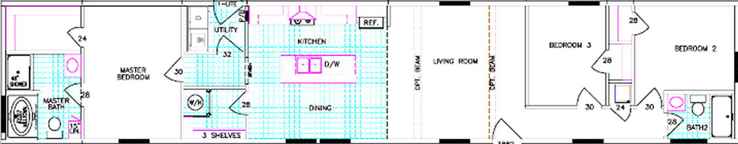 Daisy floor plan home features