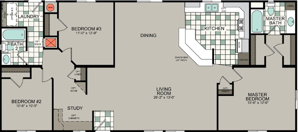 Bd 14 floor plan home features