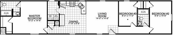 Timberton floor plan home features