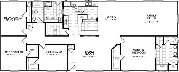 Walnut floor plan home features