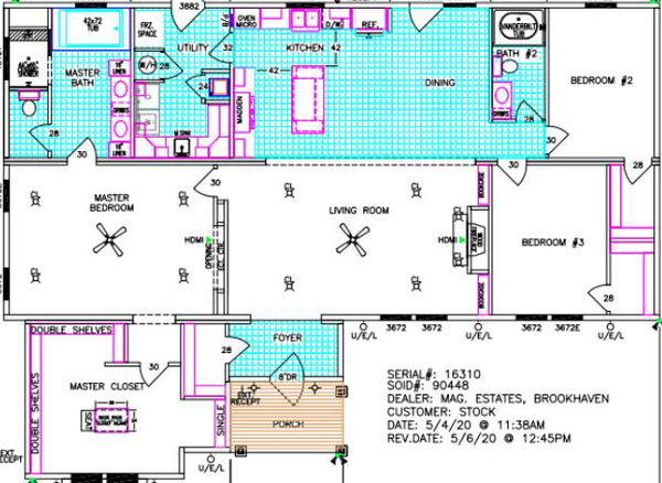 Ashley floor plan home features