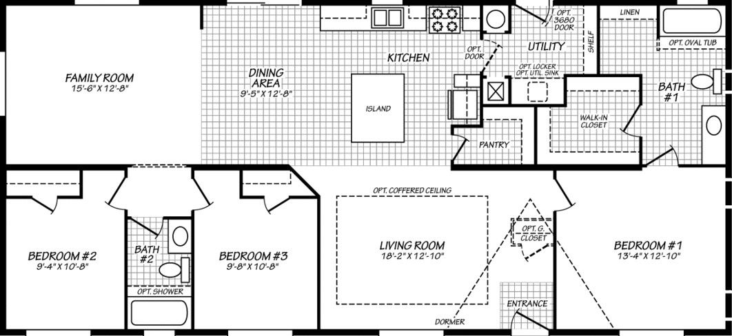 Evergreen 28583F Floor Plan