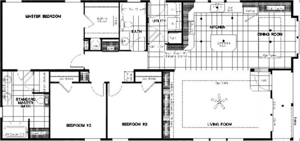 The spruce floor plan home features