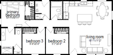 Ridgewood J829 Floor Plan