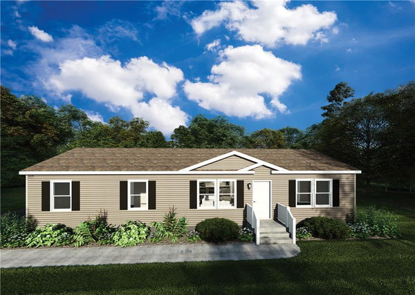 Evolution series mckinley model 2856b hero, elevation, and exterior home features