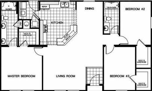 Karsten k3050a floor plan home features