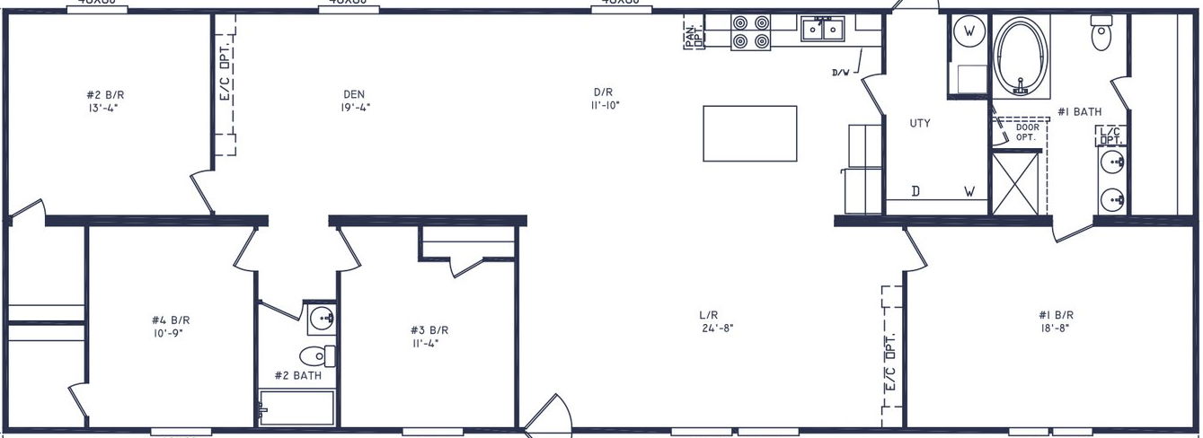 Big sky floor plan home features