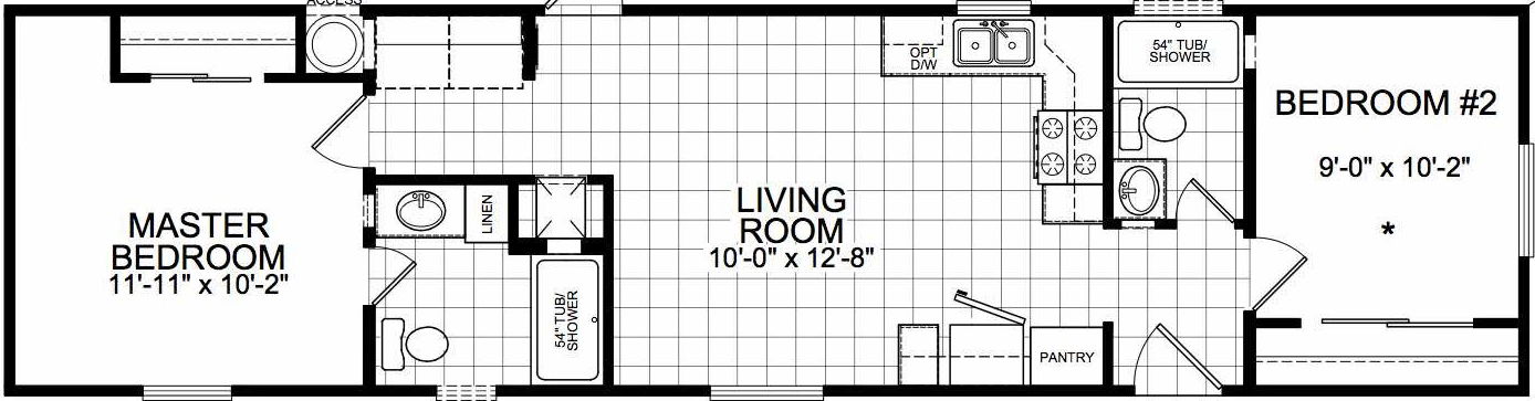 Crestview floor plan home features